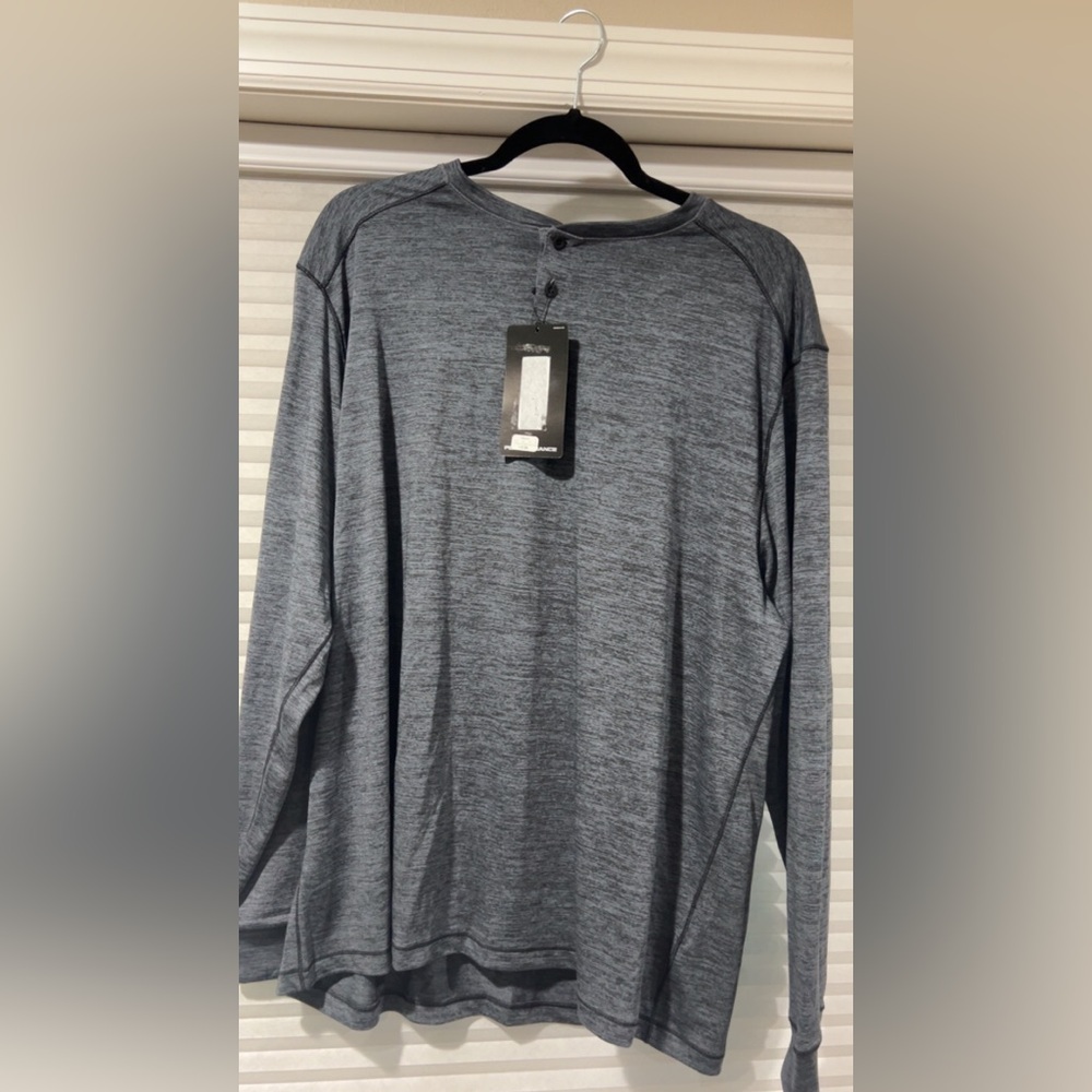 Men's Gray Long Sleeve Shirt NWT